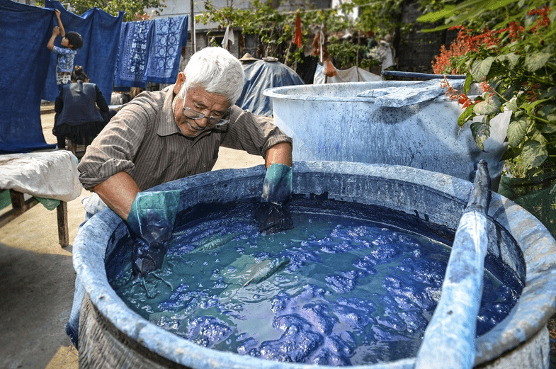 (圖:紡織染色工藝)